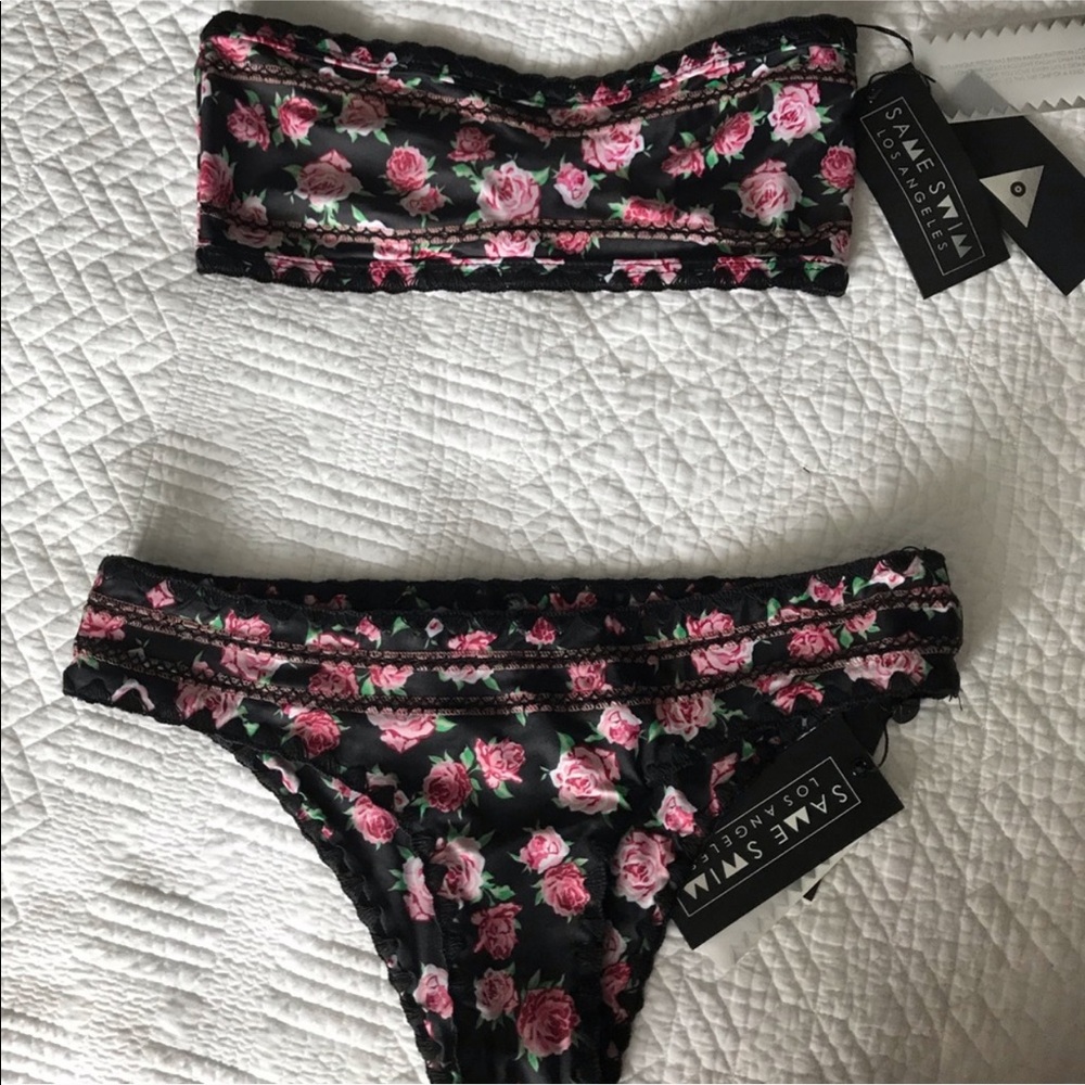 NWT SAME Los Angeles - Designer Floral Bikini